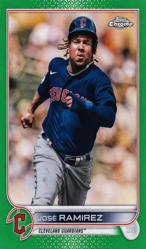 Jose Ramirez, 2022 Topps Chrome Baseball