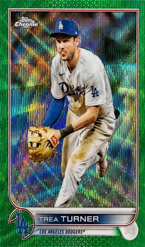 Trea Turner, 2022 Topps Chrome Baseball