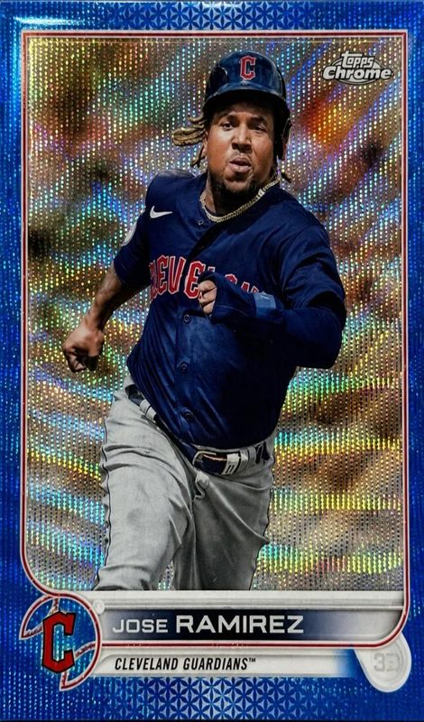 Jose Ramirez, 2022 Topps Chrome Baseball