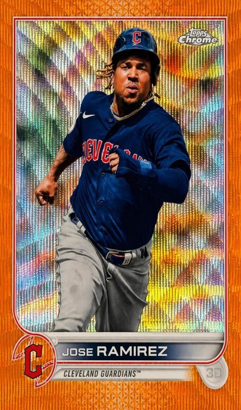 Jose Ramirez, 2022 Topps Chrome Baseball