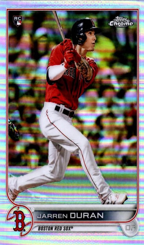 Jarren Duran, 2022 Topps Chrome Baseball