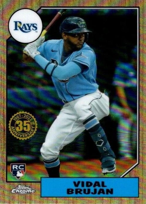 Vidal Brujan, 2022 Topps Chrome Baseball