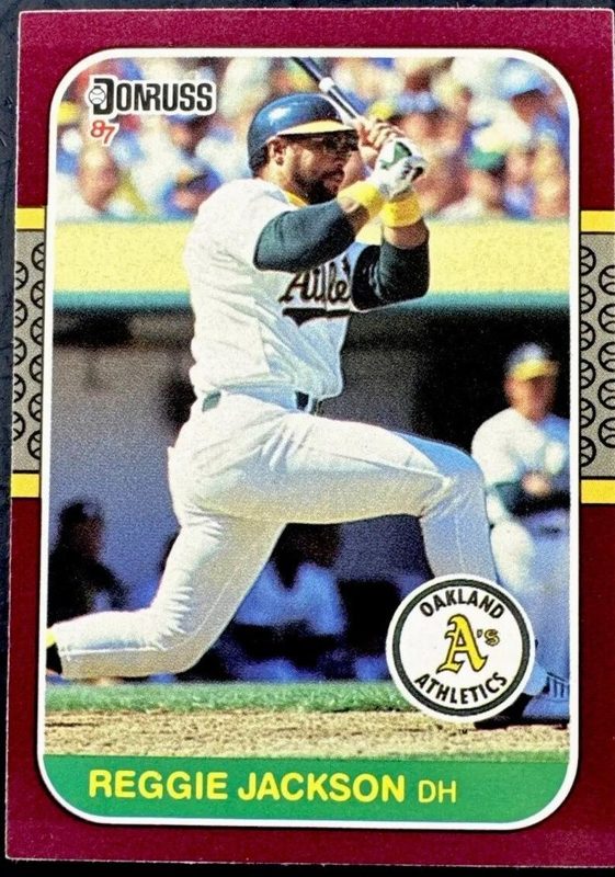 Reggie Jackson, 1987 Donruss Opening Day Baseball