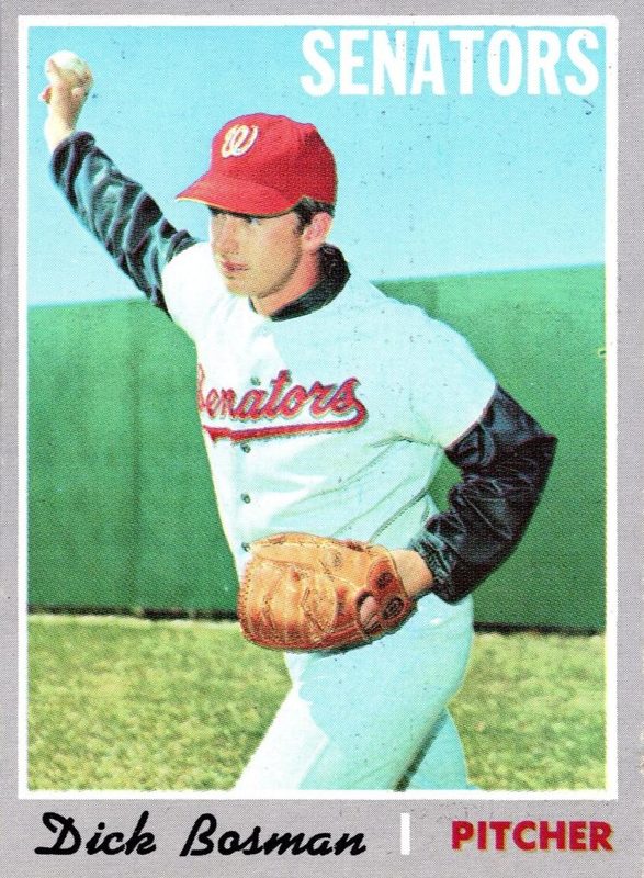 Dick Bosman, 1970 Topps Baseball