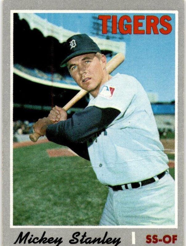 Mickey Stanley, 1970 Topps Baseball