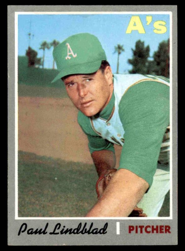 Paul Lindblad, 1970 Topps Baseball