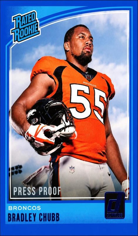 Bradley Chubb, 2018 Panini Donruss Football