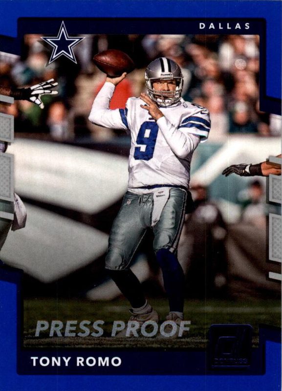 Tony Romo, 2017 Panini Donruss Football