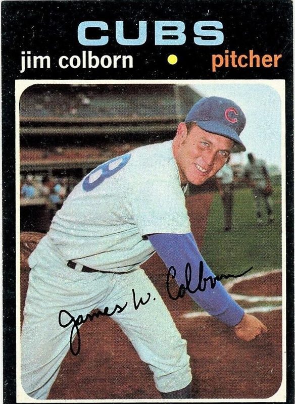Jim Colborn, 1971 Topps Baseball