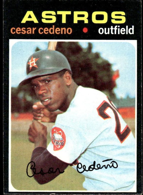 Cesar Cedeno, 1971 Topps Baseball