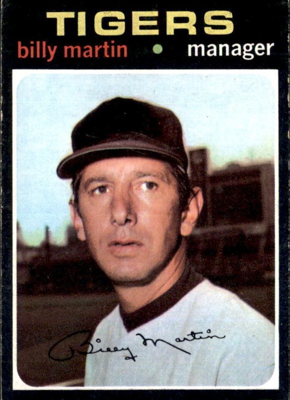 Billy Martin, 1971 Topps Baseball