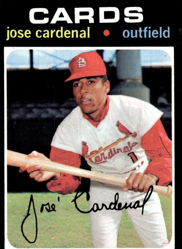 Jose Cardenal, 1971 Topps Baseball