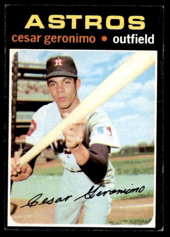 Cesar Geronimo, 1971 Topps Baseball