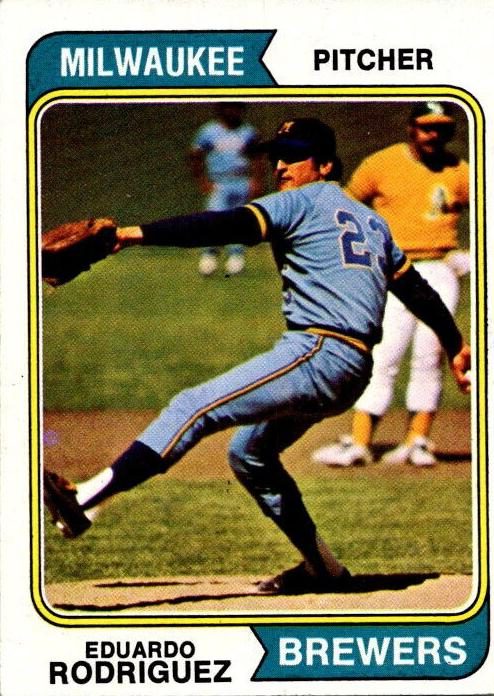Eduardo Rodriguez, 1974 Topps Baseball