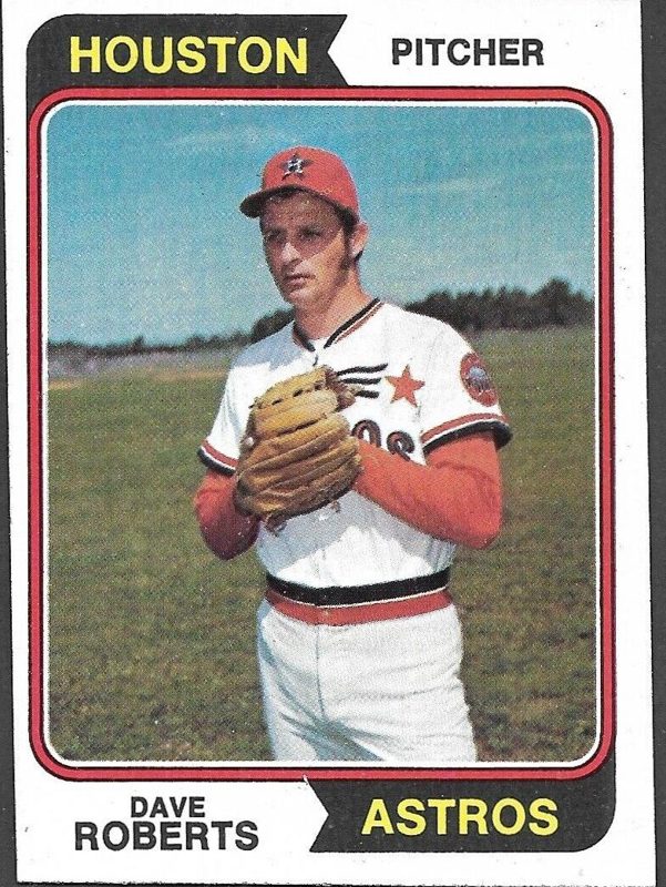 Dave Roberts, 1974 Topps Baseball