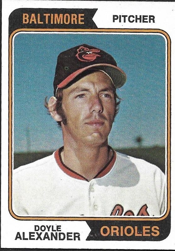 Doyle Alexander, 1974 Topps Baseball