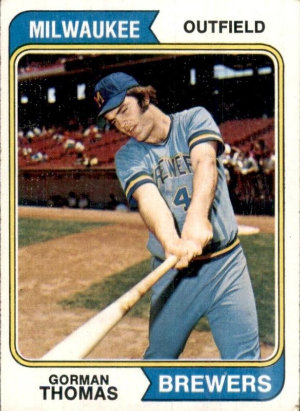 Gorman Thomas, 1974 Topps Baseball