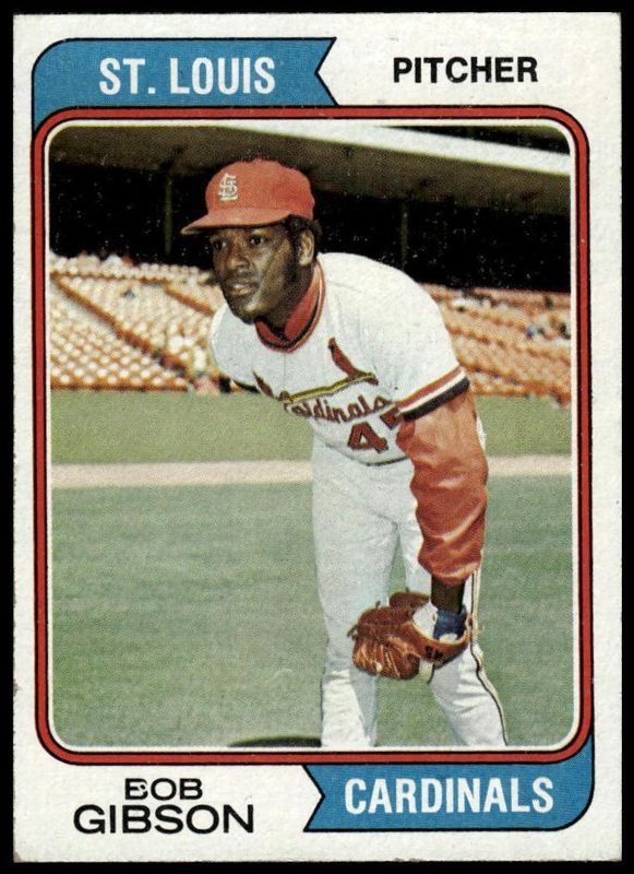 Bob Gibson, 1974 Topps Baseball