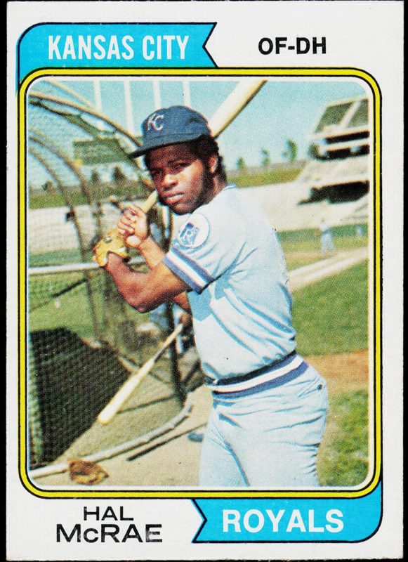 Hal McRae, 1974 Topps Baseball