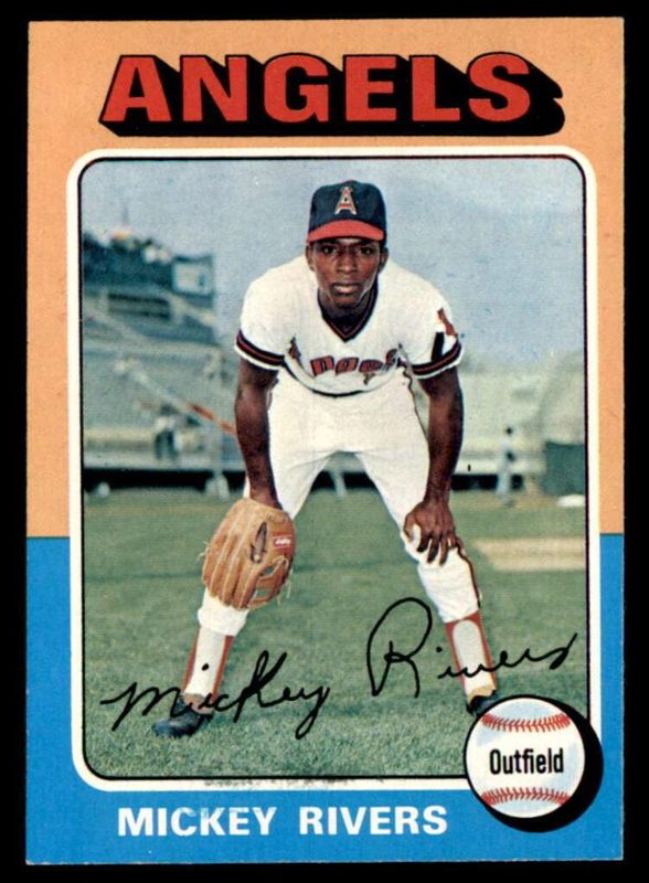 Mickey Rivers, 1975 Topps Baseball