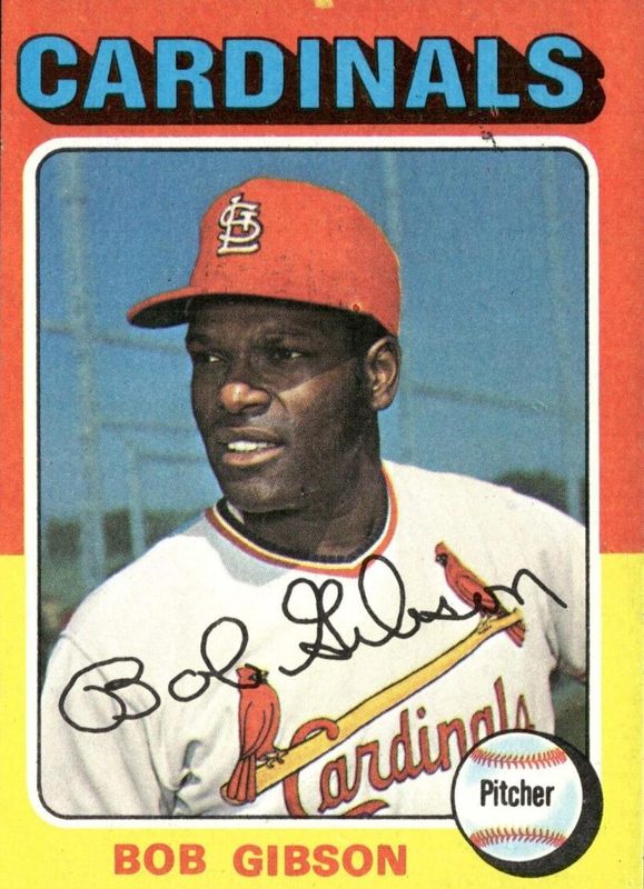Bob Gibson, 1975 Topps Baseball