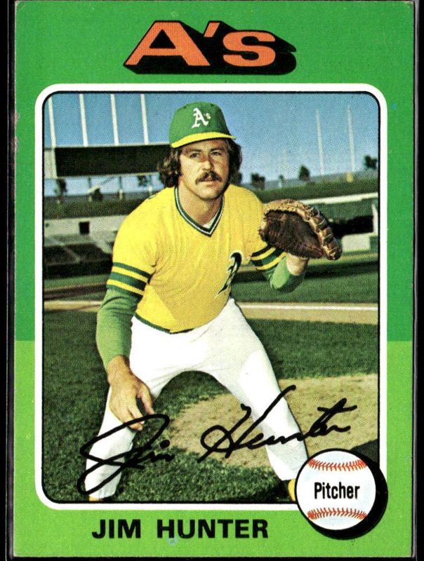 Jim Hunter, 1975 Topps Baseball