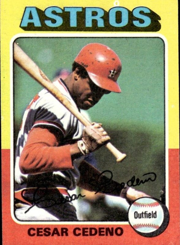Cesar Cedeno, 1975 Topps Baseball