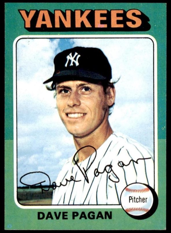 Dave Pagan, 1975 Topps Baseball