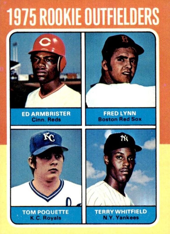 Rookie Outfielders, 1975 Topps Baseball