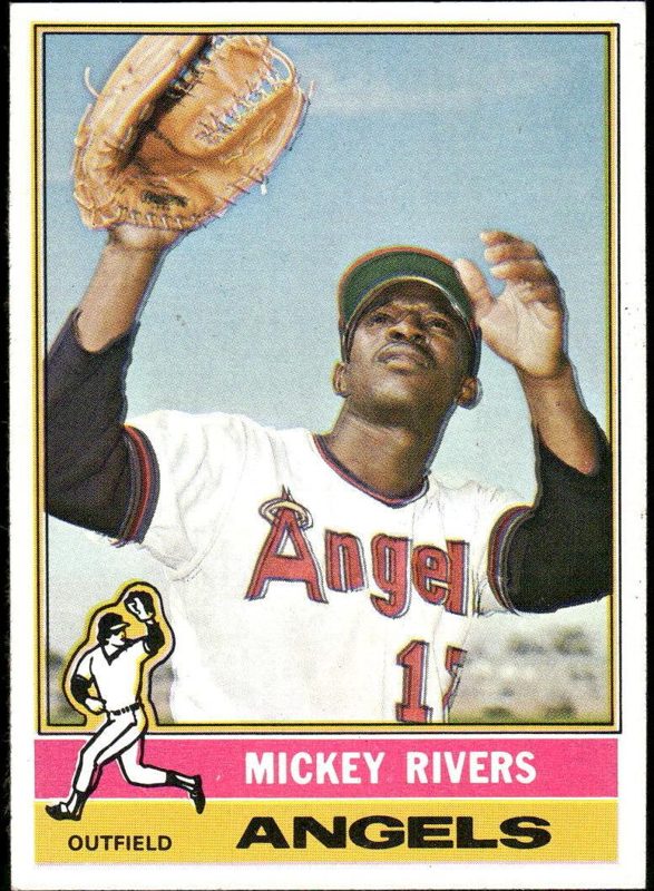 Mickey Rivers, 1976 Topps Baseball