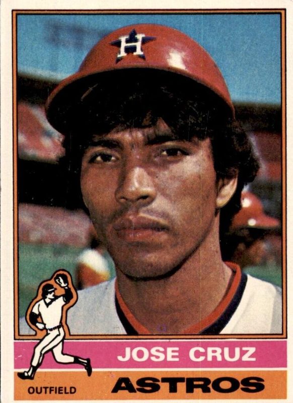 Jose Cruz, 1976 Topps Baseball