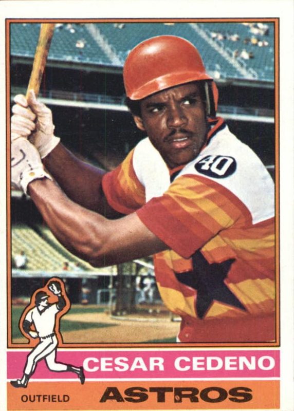 Cesar Cedeno, 1976 Topps Baseball