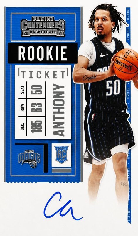 Cole Anthony, 2020 Panini Contenders Basketball