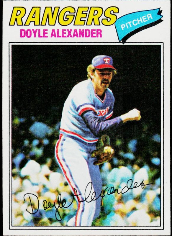 Doyle Alexander, 1977 Topps Baseball