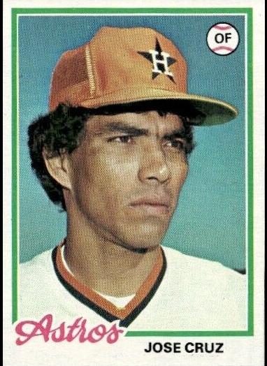 Jose Cruz, 1978 Topps Baseball
