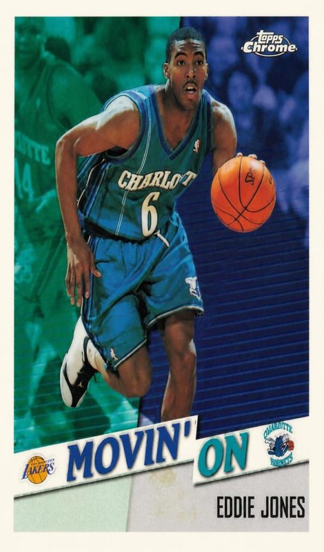 Eddie Jones, 1998 Topps Chrome Basketball