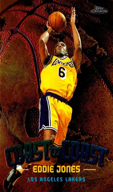 Eddie Jones, 1998 Topps Chrome Basketball