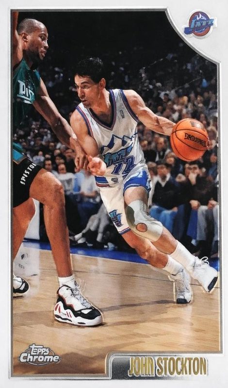 John Stockton, 1998 Topps Chrome Basketball