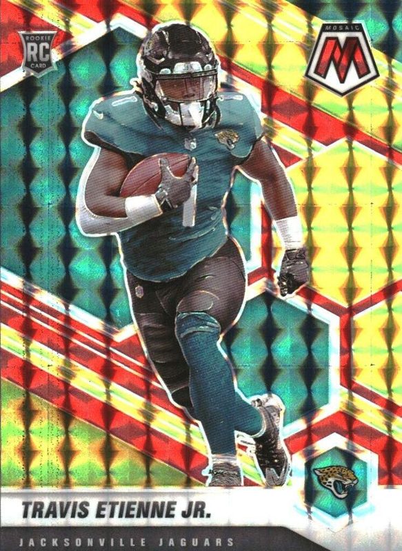 Travis Etienne Jr., 2021 Panini Mosaic Football
