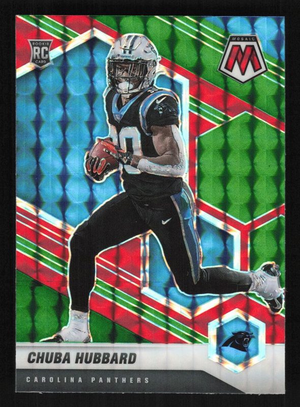 Chuba Hubbard, 2021 Panini Mosaic Football