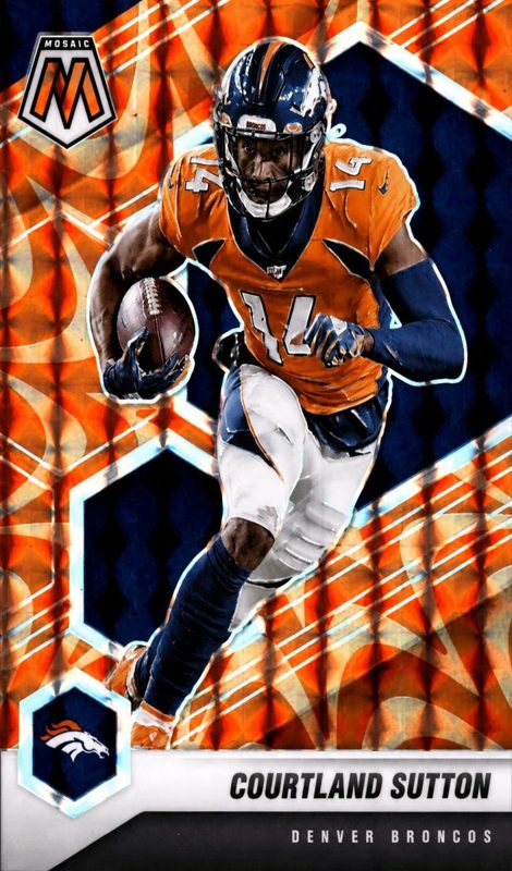 Courtland Sutton, 2021 Panini Mosaic Football