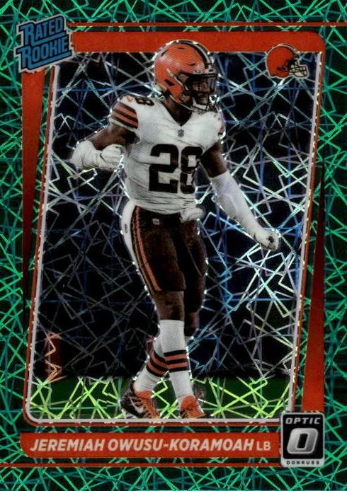 Jeremiah Owusu-Koramoah, 2021 Donruss Optic Football