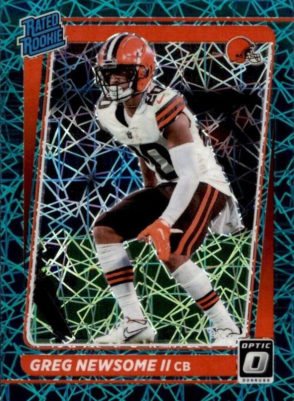 Greg Newsome II, 2021 Donruss Optic Football