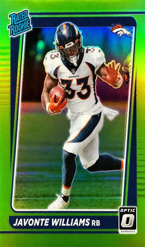 Javonte Williams, 2021 Donruss Optic Football