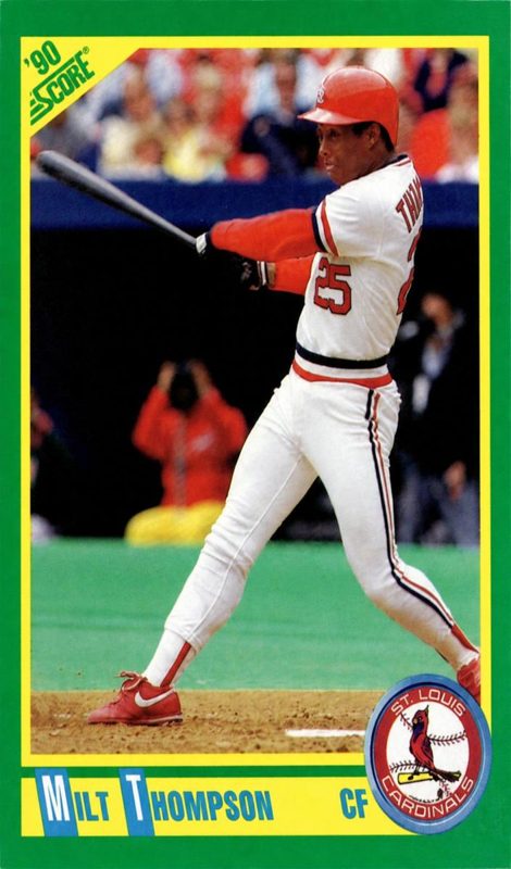 Milt Thompson, 1990 Score Baseball