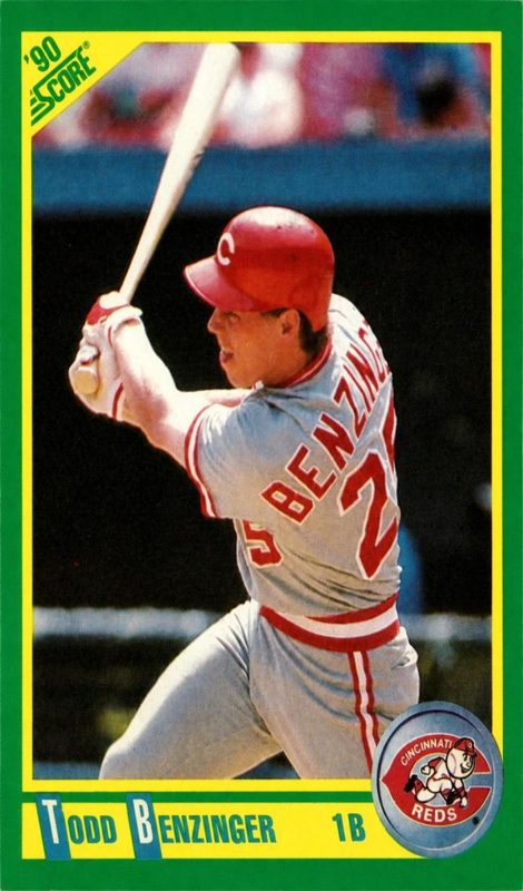Todd Benzinger, 1990 Score Baseball