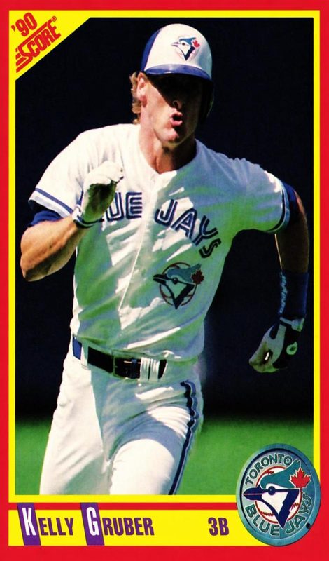 Kelly Gruber, 1990 Score Baseball