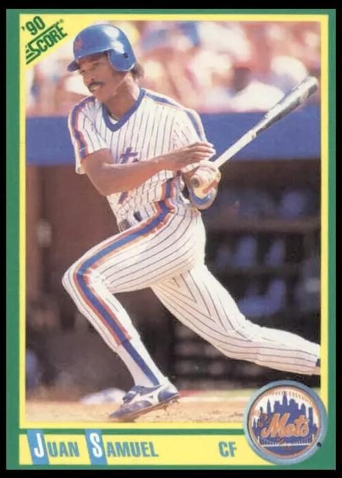 Juan Samuel, 1990 Score Baseball