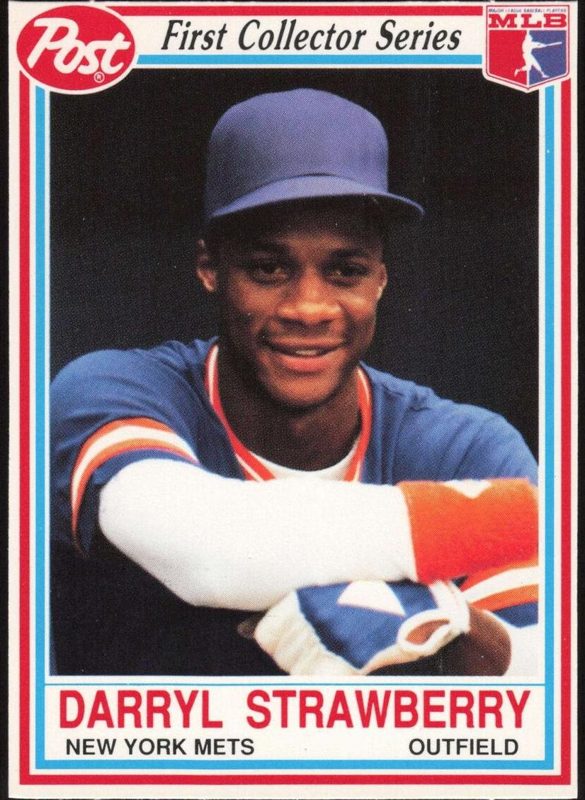 Darryl Strawberry, 1990 Post Cereal First Collectors Series Baseball