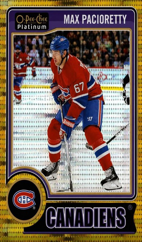 Max Pacioretty, 2014 O-Pee-Chee Platinum Hockey